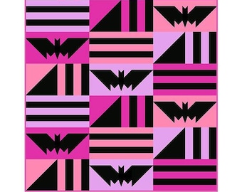 Batty Bats Quilt Pattern by Corrine Sovey