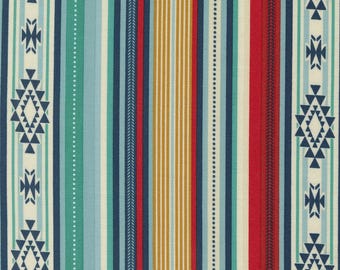 Moda Saddle Ranch Saddle Blanket Multi (33792 11) 1/2-YD Increments* Cowboy Fabric*Cowboy Boot Fabric*Novelty Cowboy*Western Stripe*