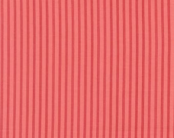 Moda Petals & Polkadots Stripe Berry (3087 16) by Bunny Hill Designs- 1/2-YD Increments