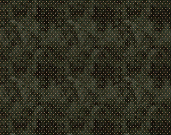 Riley Blake Designs Ghoul Friends Dots Black (C16057-BLACK) 1/2-Yard Increments*Halloween Fabric*Whimsical Halloween*Teresa Kogut