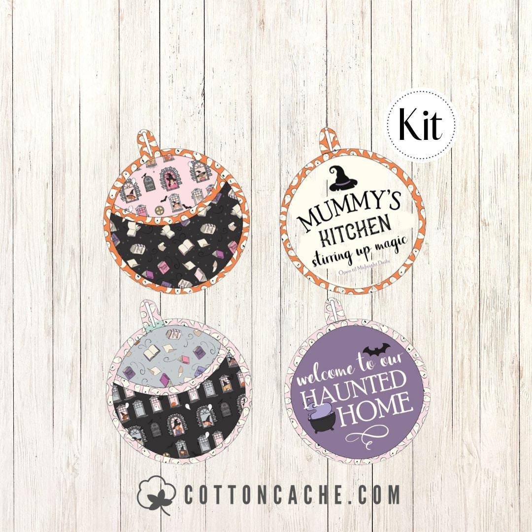 Potholder Parade Kit Featuring Spooky Schoolhouse Etsy