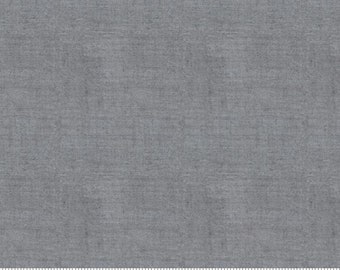 Moda Cross Weave Woven Cement (12216 30) 1/2-YD Increments*Cross Weave Fabric*Woven Cross Weave*Wovens*Gray Woven*Textured Fabric*
