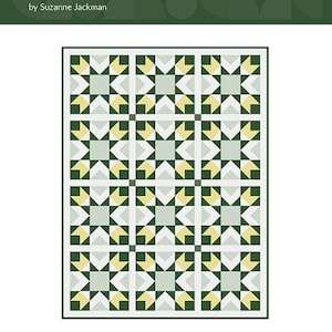 Louisa Quilt Pattern by Splendid Speck*Scrappy Quilt Pattern*FQ Friendly Quilt*Fat Quarter Quilt*Scrap Quilt Pattern*Star Quilt*
