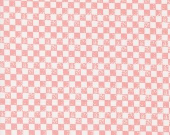 Moda Love Blooms Checkers Blush (5224 14) 1/2-YD Increments*Lella Boutique*Valentine Check Fabric*Valentine Fabrics*Love Blooms*