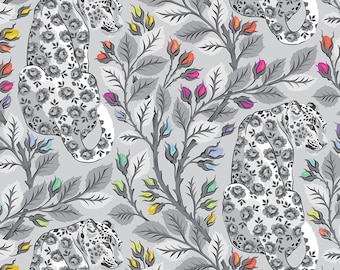 Free Spirit Tula Pink True Colors Graywork Beautymark Fog (PWTP257.FOG) 1/2-YD Increments