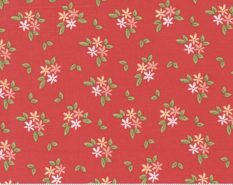 Moda Emma Daisies Geranium (37632 13) 1/2-YD Increments