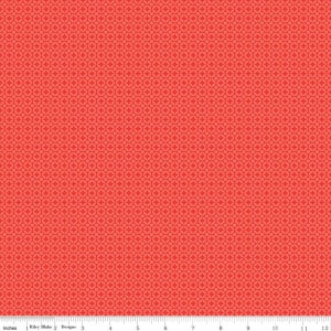 Riley Blake Designs From The Heart Circles Red*C10057-RED*1/2 Yard Increments*Tonal Red Circles*Red Circle Fabric*From The Heart Red Circles