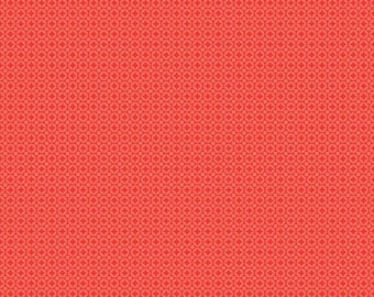 Riley Blake Designs From The Heart Circles Red (C10057-RED) 1/2 Yard Increments