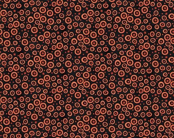 Riley Blake Designs Spooky Polka Dots Black by Teresa Kogut (C17577-BLACK) 1/2-YD increments