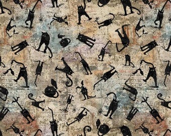 Studio E Scary Spice Sepia by Funny Girl (8824-34 SEPIA) 1/2-YD Increments