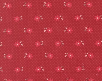 Moda Petals & Polkadots Pinwheels Rose (3083 20) by Bunny Hill Designs- 1/2-YD Increments