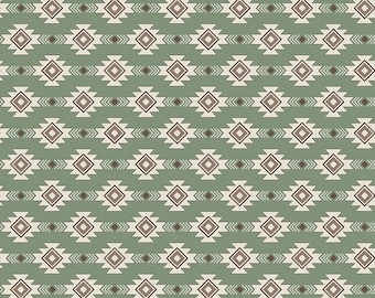 Riley Blake Designs Let's Get Lost in the Woods Geometric Sage (C15122-SAGE) 1/2-YD Increments*Cabin Print*Aztec Print*Southwestern Print*