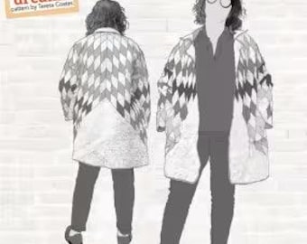 Add on Lone Star Quilted Elements Pattern from Crinkle Dreams*Quilted Jacket Pattern*Quilted Jacket*Quilt Jacket*Quilter's Jacket*
