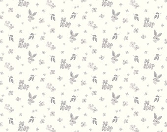 Riley Blake Designs Portsmouth Ditsy Blooms Cloud (C12913-CLOUD) 1/2 Yard Increments