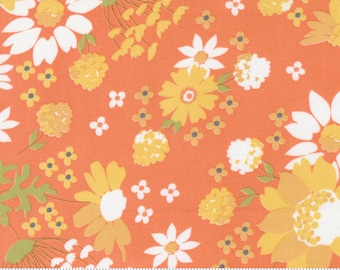 Moda Cozy Up Sunshine Harvest Cinnamon (29120 12) 1/2 Yard Increments