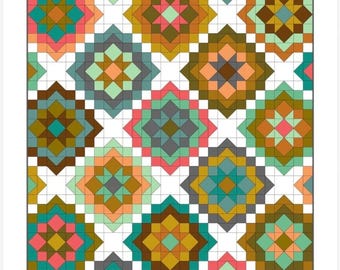 Granny Hobby Quilt Pattern by Road 17N Designs
