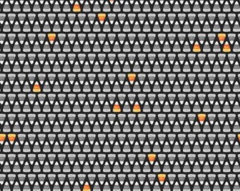 Studio E Paranormal Parade Candy Corn (8320-90 Gray) 1/2-YD Increments
