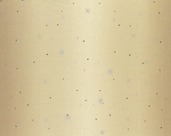 7/8-YD Bolt End Moda Ombre Fairy Dust Taupe Metallic*10871 204M*Moda Fairy Dust*Ombre Tan Fabric*Sparkle Tan Cotton*Fairy Dust*Ombre*