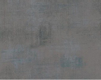 Moda Grunge Basic Medium Gray (30150 528) 1/2 Yard Increments