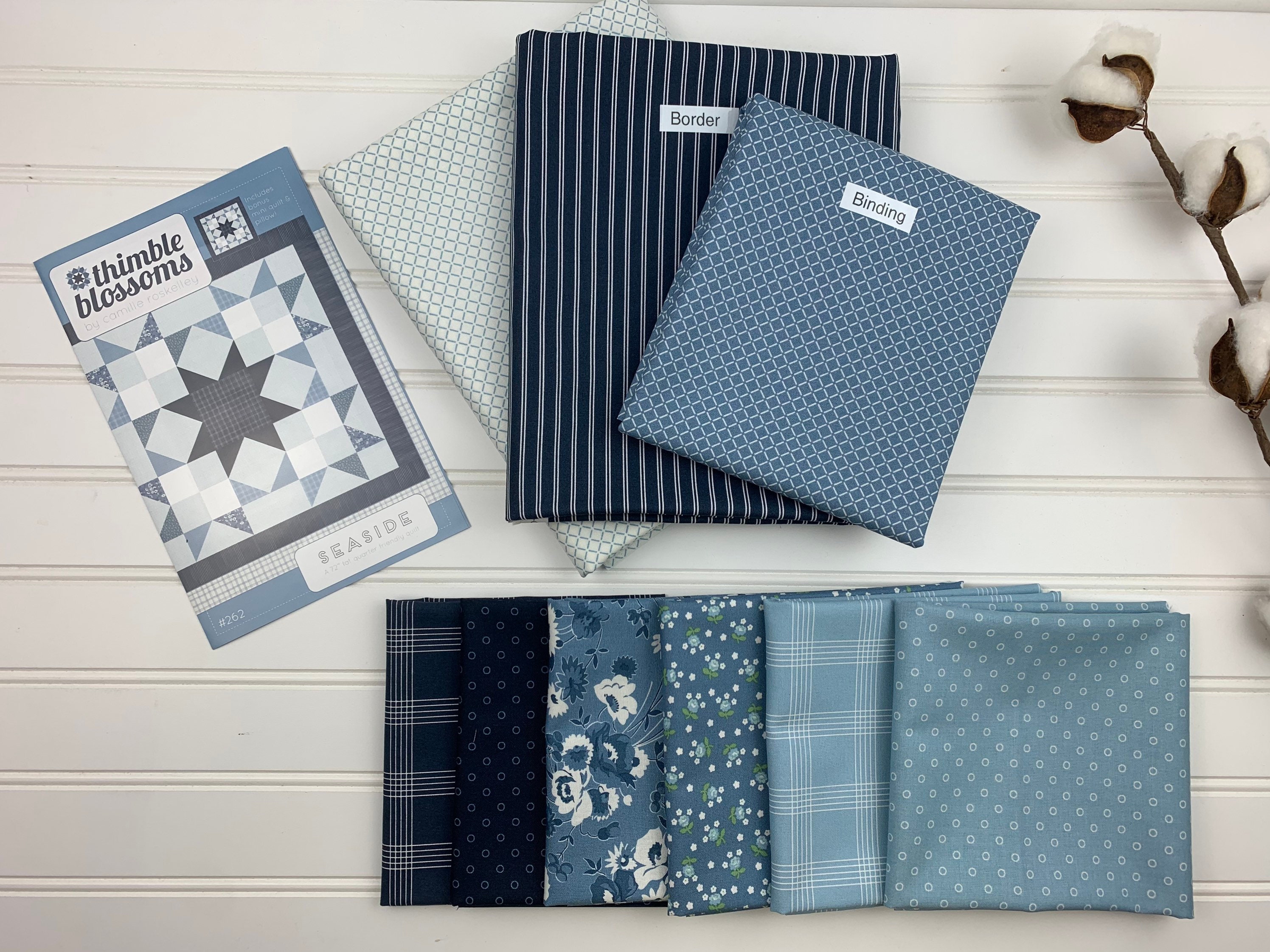 Seaside Quilt Kit Featuring Nantucket Summer