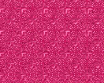 Benartex Secret Garden Nightshade Sangria (13699-22) 1/2-YD Increments*Shelley Cavanna Fabric*Flower Farm Sampler*Floral*Bright Floral*