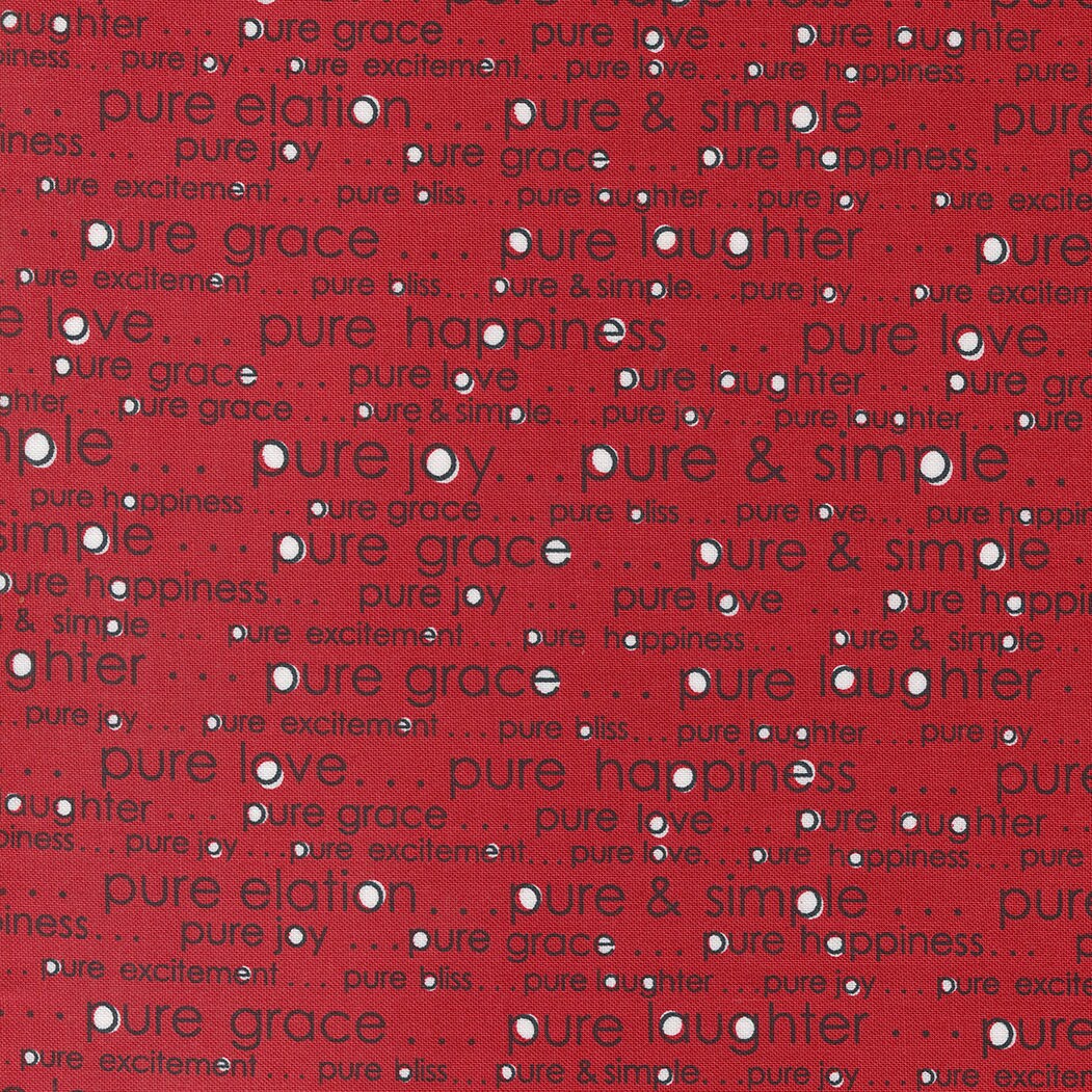 Vintage: Pure And Simple in Red Vintage: Pure And Simple in Red