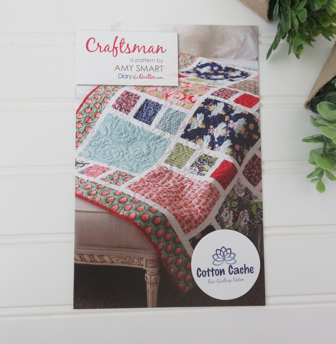 Craftsman Quilt Pattern Beginner Quilt Pattern Masculine Etsy