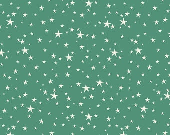 Riley Blake Designs Old Fashioned Christmas Stars Alpine (C12138-ALPINE) 1/2 Yard Increments