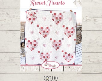 Sweet Hearts Quilt Pattern by Erica Made