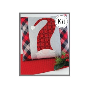 Gnome Alone Pillow Kit*Gnome Pillow Pattern*Christmas Gnome*Gnome Pattern*Gnomes*Gnome Alone*Gnome Pillow*Gnome Pillow Kit* Gnome Kit*Gnome*