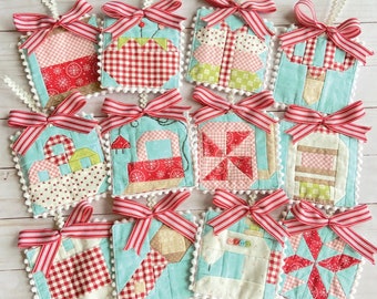 Sew Jolly Quilty Ornaments Pattern Book