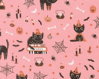 Moda Purrs and Boos Cats Candy (39060 13) 1/2-YD increments