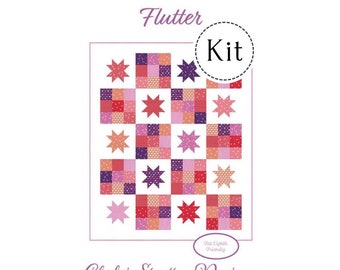 Flutter Quilt Kit featuring Sincerely Yours