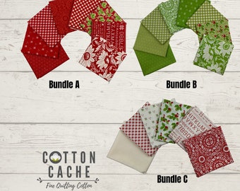 MODA Christmas Stitched FQ Bundle (CC1001)