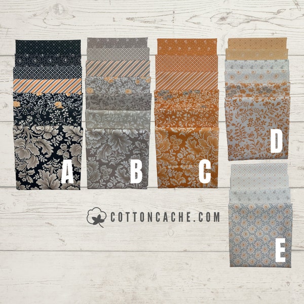 Moda Harvest Moon Fat Quarter Bundles (20470) Harvest Moon Bundles*Fall Floral Bundle*Fig Tree Bundle*Halloween Bundles*Autumn Bundle