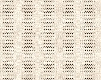 Riley Blake Designs Ghoul Friends Dots Cream (C16057-CREAM) 1/2-Yard Increments*Halloween Fabric*Whimsical Halloween*Teresa Kogut