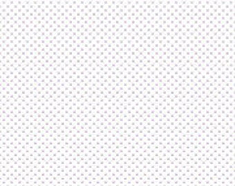 Lavender Swiss Dot on White (C660-Lavender)
