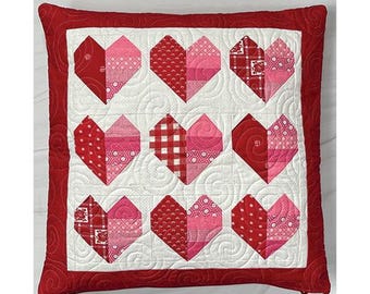 Hearts & Heartstrings Pillow Pattern by Sew Lux Fabric