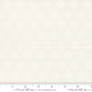 Moda Sincerely Yours Dots Ivory*37611 11*1/2 Yard Increments*Polka Dot Fabric*Dot Fabric*Tonal Dots*White Dot Fabric*Valentine Fabric*Dots*