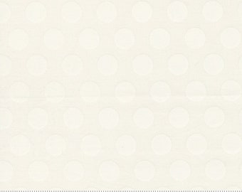 Moda Sincerely Yours Dots Ivory (37611 11) 1/2 Yard Increments
