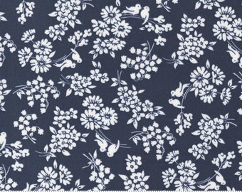 MODA Dwell Songbird Navy (55273 13) 1/2-YD Increments