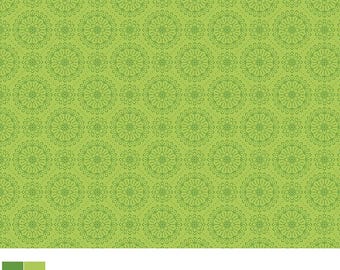 Benartex Among the Wildflowers II Meadowsweet Fern (17106-41) 1/2-YD Increments