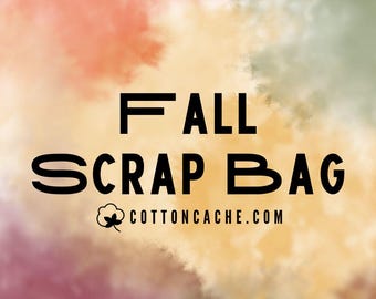 Fall Fabric Scrap Bag