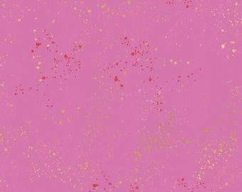 Ruby Star Society Speckled Metallic Daisy (RS5027 41M) 1/2-YD Increments*Metallic Blender*Metallic Background*Speckled Metallic*Ruby Star*