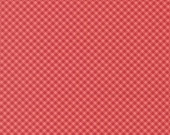 Moda Petals & Polkadots Gingham Berry (3088 16) by Bunny Hill Designs- 1/2-YD Increments