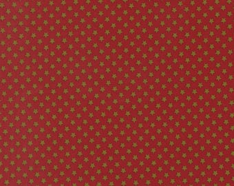 Moda Chilly Star Bright Red (55714 22) 1/2-YD Increments