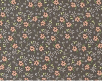 Moda Emma Blossom Charcoal (37631 21) 1/2-YD Increments