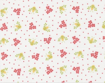 Moda Sunwashed Busy Bee Cloud (29163 11) 1/2-YD Increments