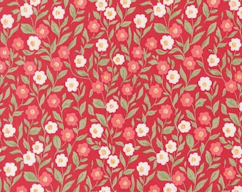 Moda Love Blooms Cupid Floral Rose (5221 12) 1/2-YD Increments*Lella Boutique*Valentine Floral Fabric*Valentine Fabrics*Love Blooms*
