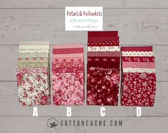 Moda Petals & Polkadots Fat Quarter Bundle (CC3080) by Bunny Hill Designs Precuts